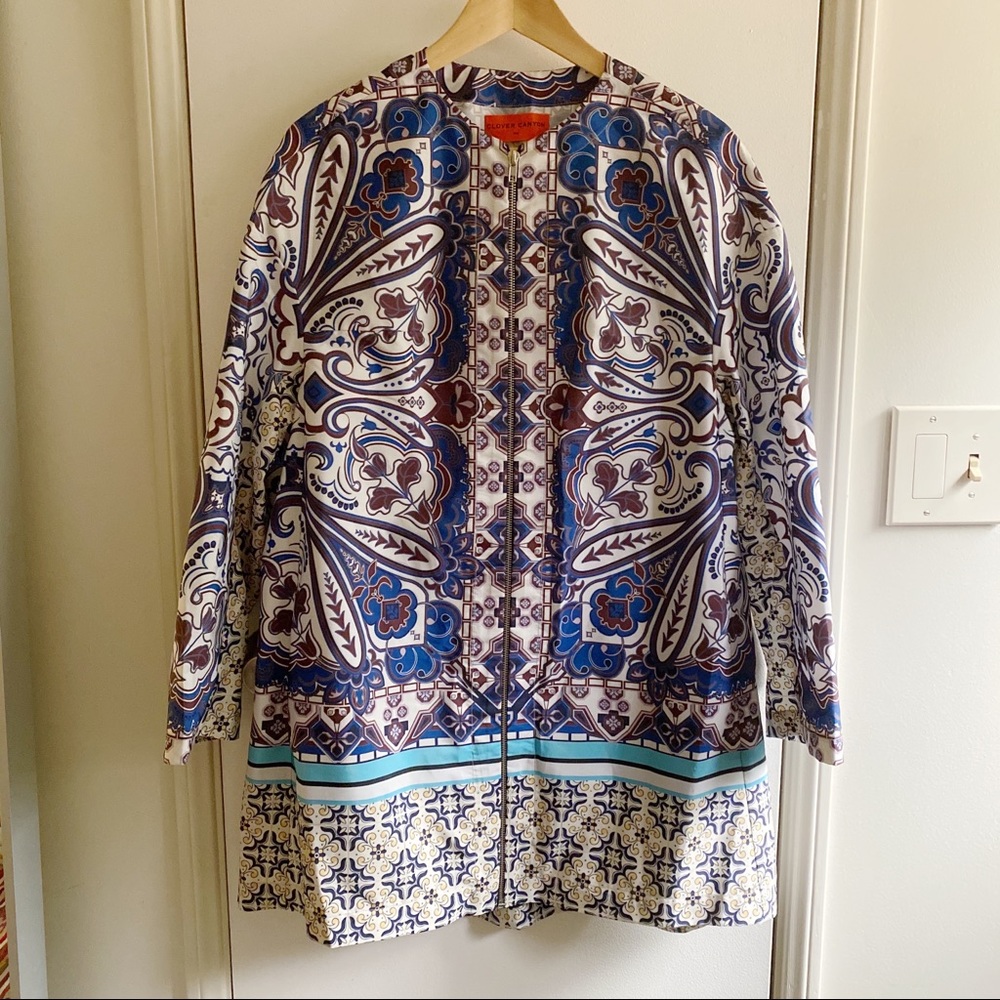 Clover Canyon paisley lightweight jacket parka